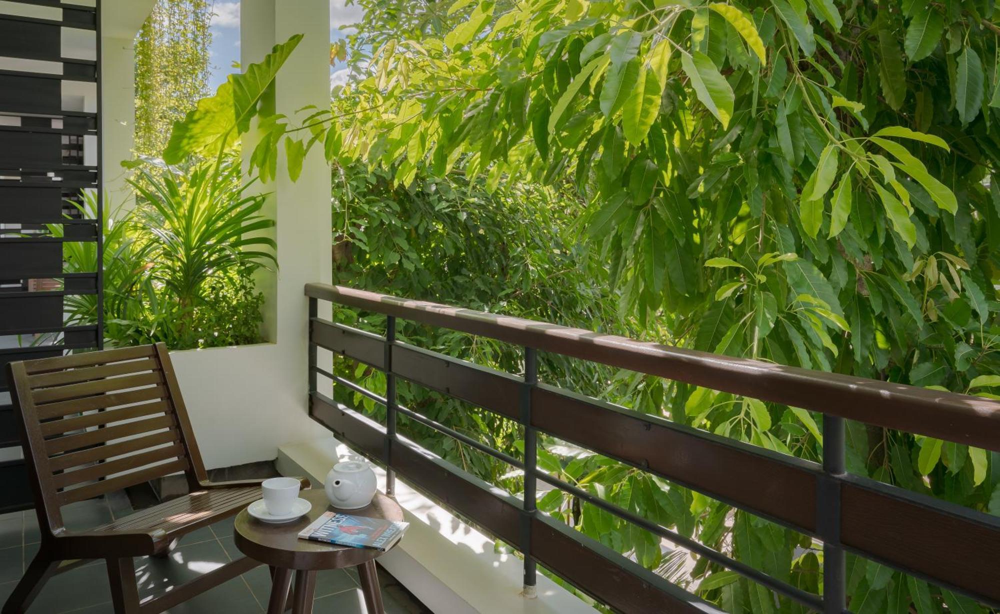 Eightfold Urban Resort Siem Reap Pokoj fotografie A balcony